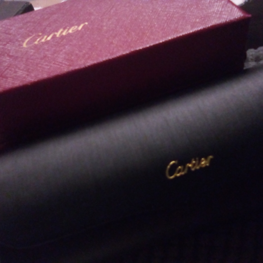 Cartier diamond baguette frames